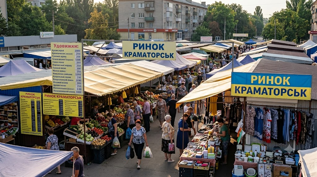 Ринки Краматорська: гід по торговельних майданчиках у 2026 році Ринки Краматорська: гід по торговельних майданчиках у 2026 році